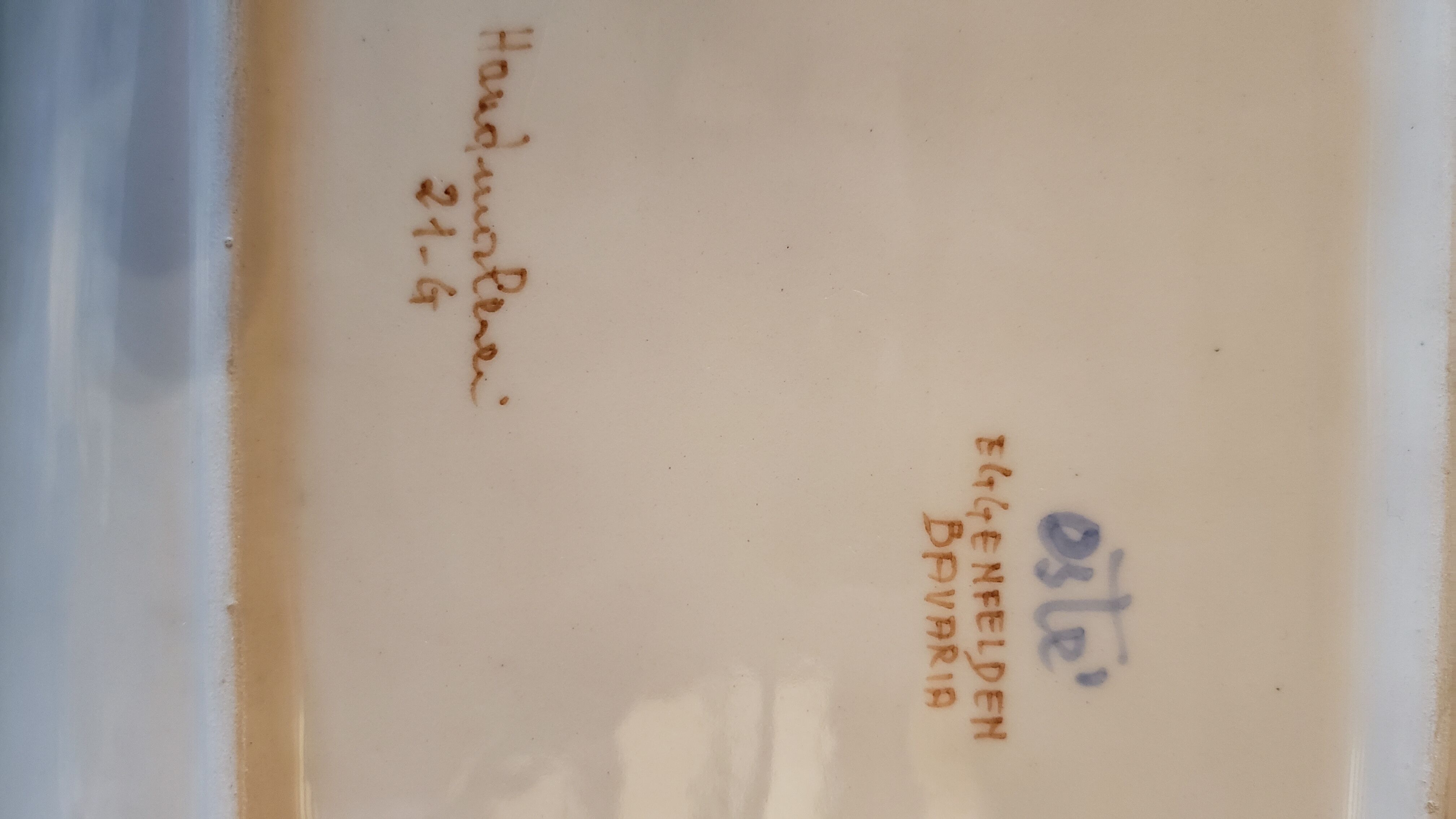 2 rectangular hollow dishes Bavaria