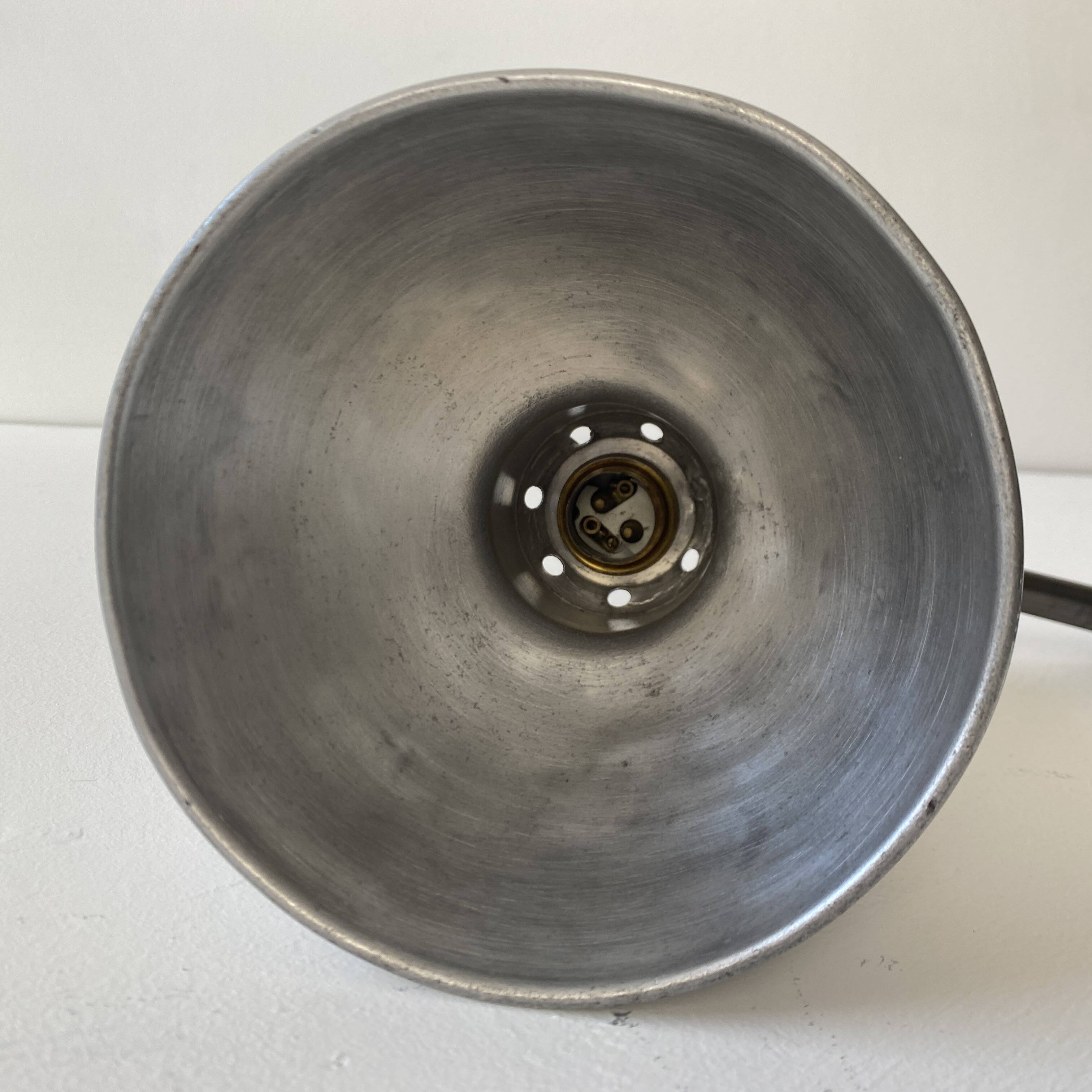 PAIR OF ANTIQUE INDUSTRIAL WALL LIGHTS "GRAS RAVEL" No. 304