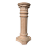 Antique style ceramic candle holder