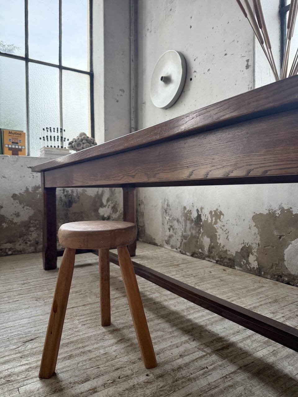 Table de ferme XL en chêne massif