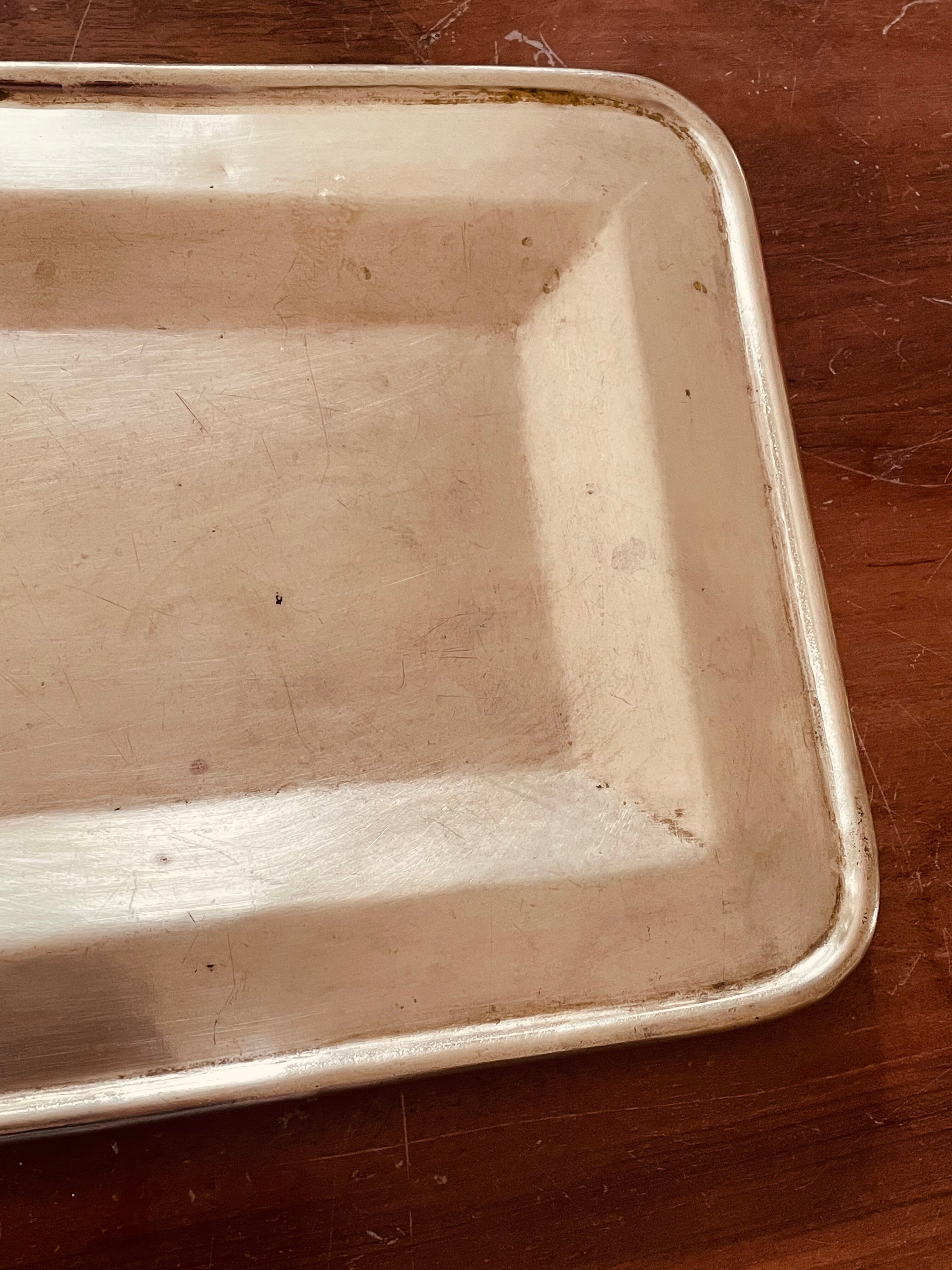 Solid brass tray