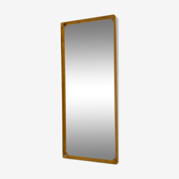 Teak mirror from Glasmäster Markaryd, 1960s - 105x45cm