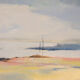 Oil painting on canvas "Evening Depth" by Adry Novoli
