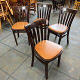 Suite de 4 chaises bistrot