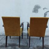 Paire de fauteuils bridge Art déco 1930