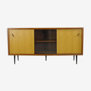 Charming vintage 50s Sideboard "Orchidee" Series