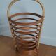 Vintage rattan umbrella stand