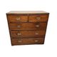 Antique English Mahogany Campaign Chest Of Drawers, 1820/30s
