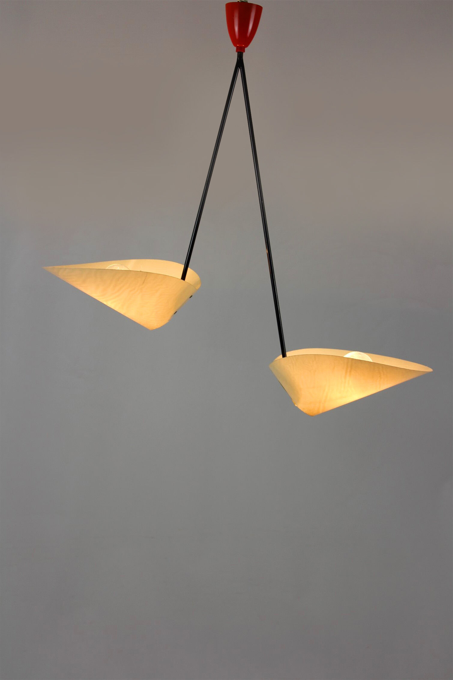 Model 1210 Ceiling Lamp by Josef Hurka for Napako, 1960s
