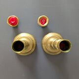 Antique candle holder with socket H24cm