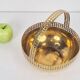 Art Deco Brass Bowl by Fischer Göppingen, 1920s