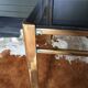 Glass and brass coffee table