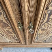 Grand Louis-Philippe buffet in pitch pine (renovated)