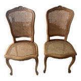 Deux chaises cannées