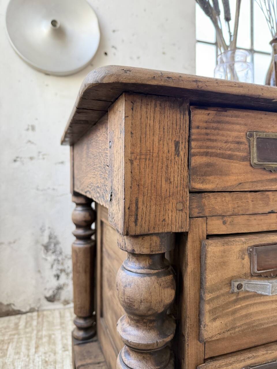 Comptoir, îlot central, meuble de métier multi-tiroirs