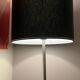 Lampadaire noir tripode vintage