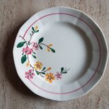 Assiettes à dessert en porcelaine de Sarreguemines