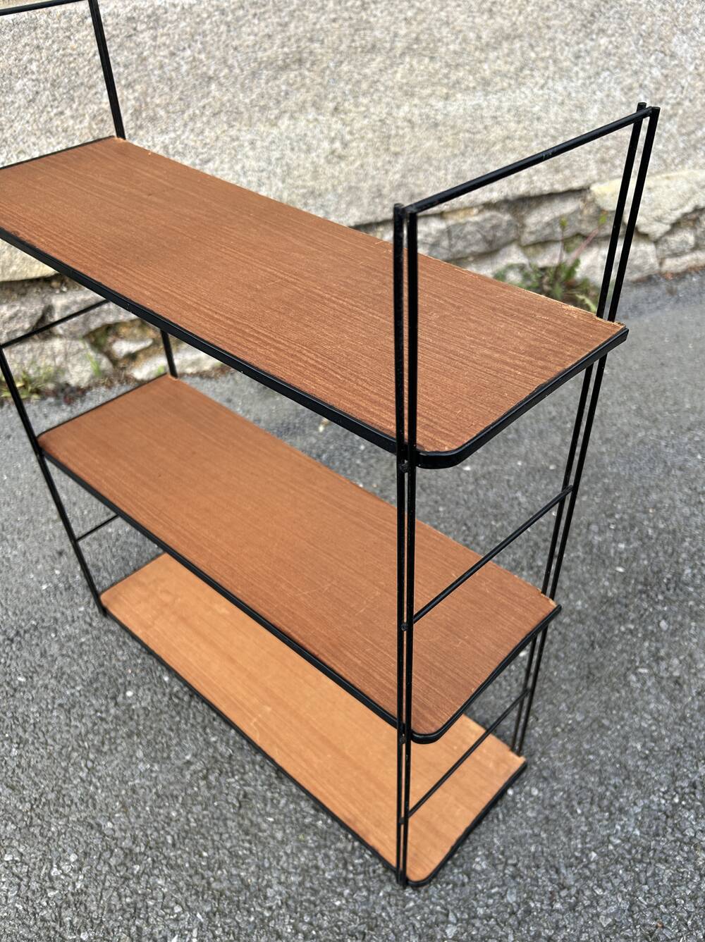 String wall shelf, vintage, 60s.