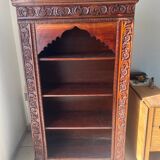 Indonesian handmade solid wood bookcase 161x98x41