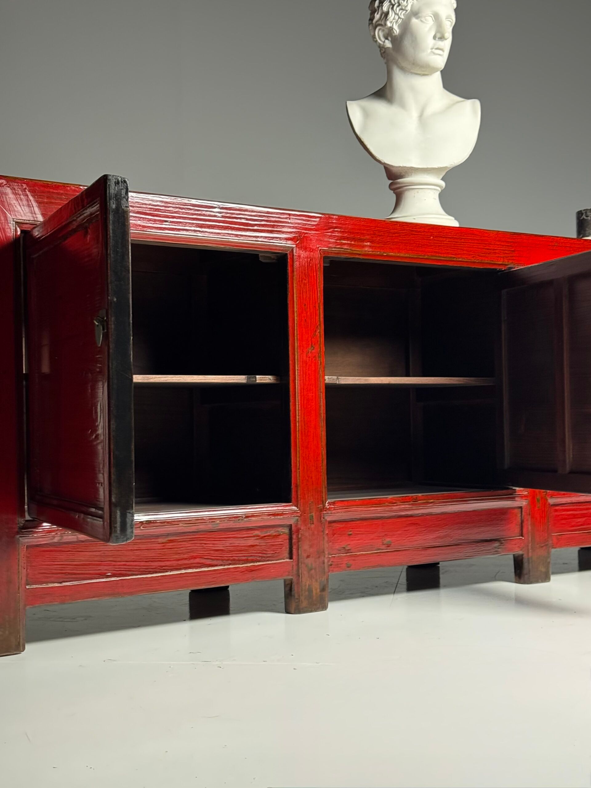Chinese sideboard red