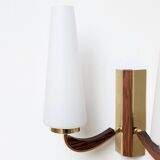 Brass wall light