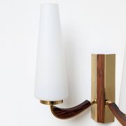 Brass wall light