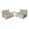 Modular living room set by C&B Italia, "Amanta" model designed by Mario Bellini