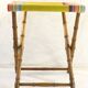 Old folding seat or foot rest picnic campsite