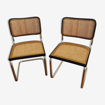 Paire de chaises Cesca B32 Marcel Breuer