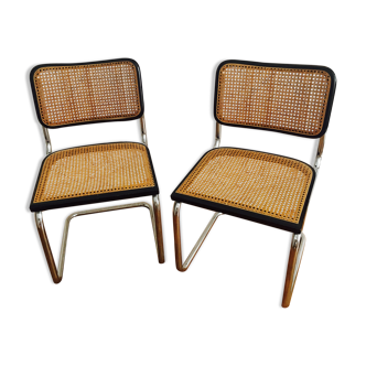 Paire de chaises Cesca B32 Marcel Breuer