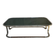 Vintage chrome coffee table with smoked glass, Space Age, 1970s.