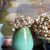 Vase Anglais à l'émail flammé vintage
