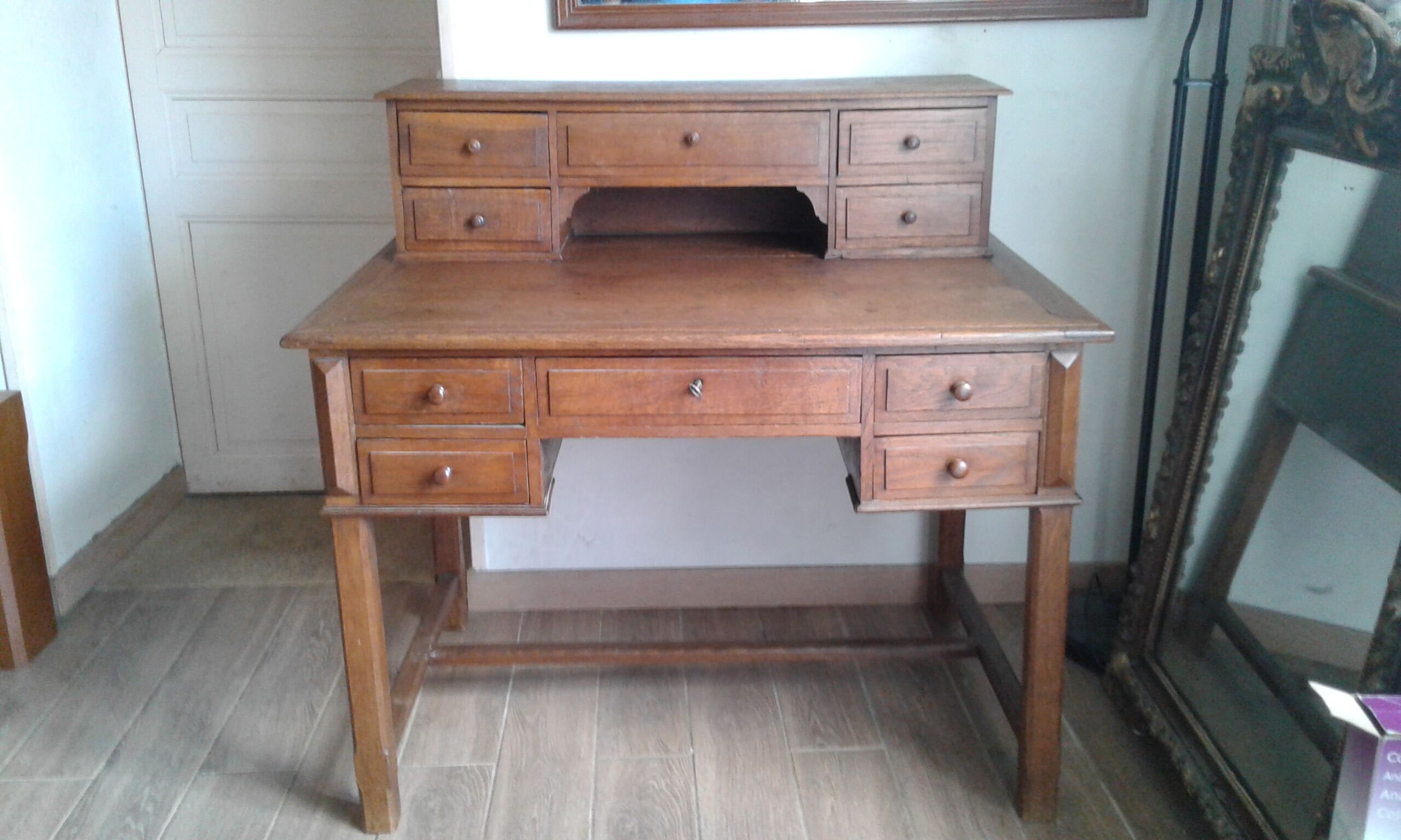 Oak desk from the 1950s