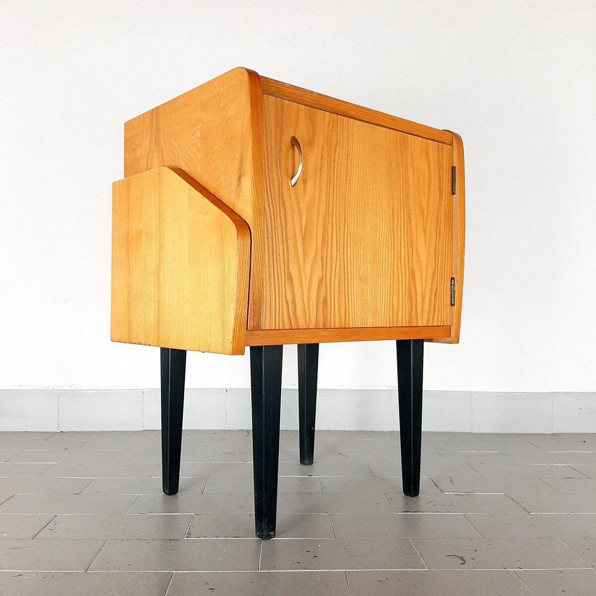 Polish bedside table from the mid-century, 1970s.