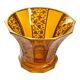 vase Art Déco, cristal taillé moderniste, Moser Karlsbad