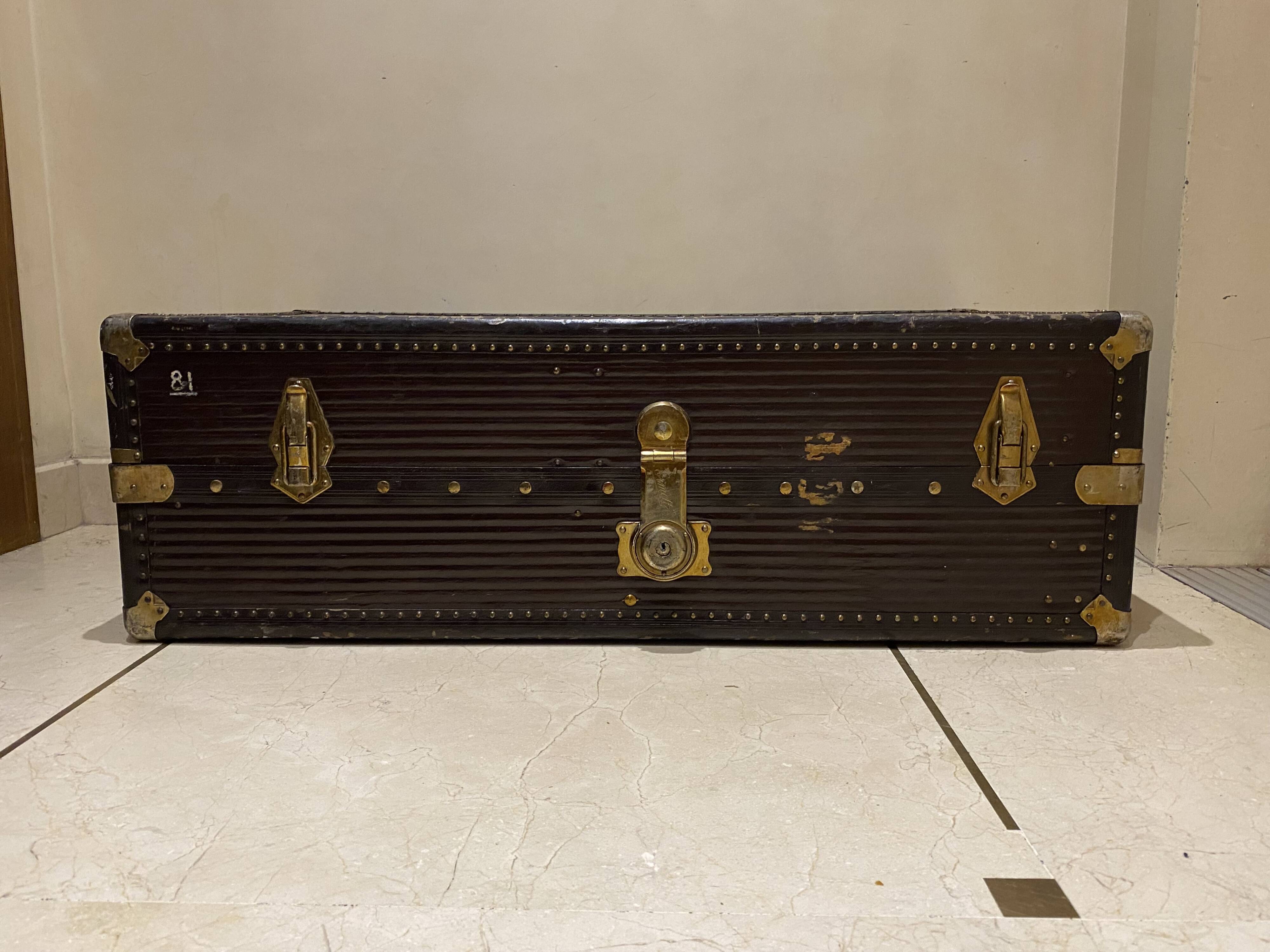 Old transatlantic travel trunk - from a French diplomat.