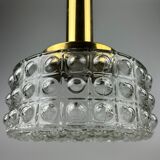 60s 70s VEB hanging lamp ceiling lamp bubble brass glass space age design