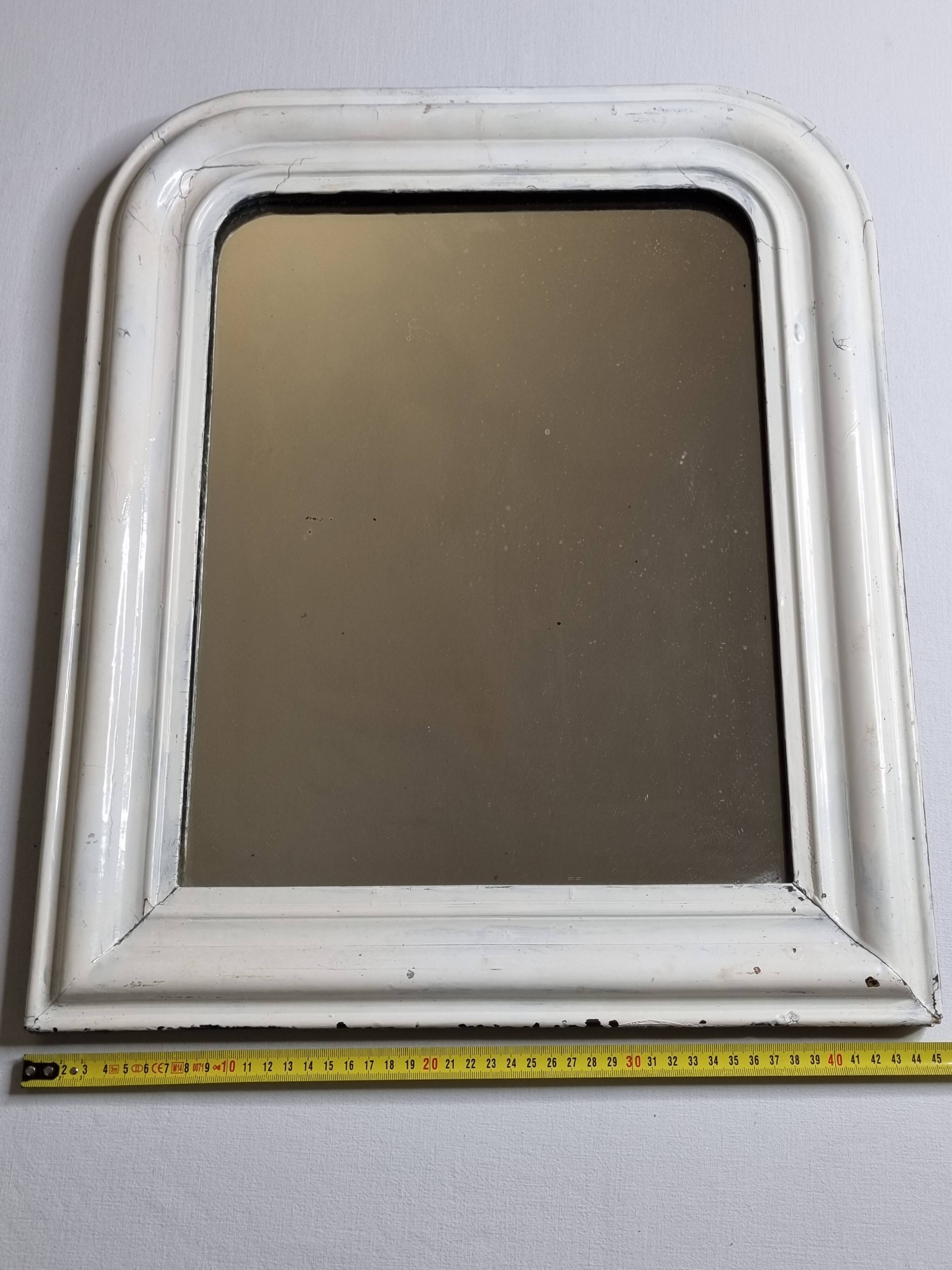 Miroir à poser vintage de style Louis Philippe 54 cm x 45 cm