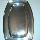 Modern rectangular silver dish
