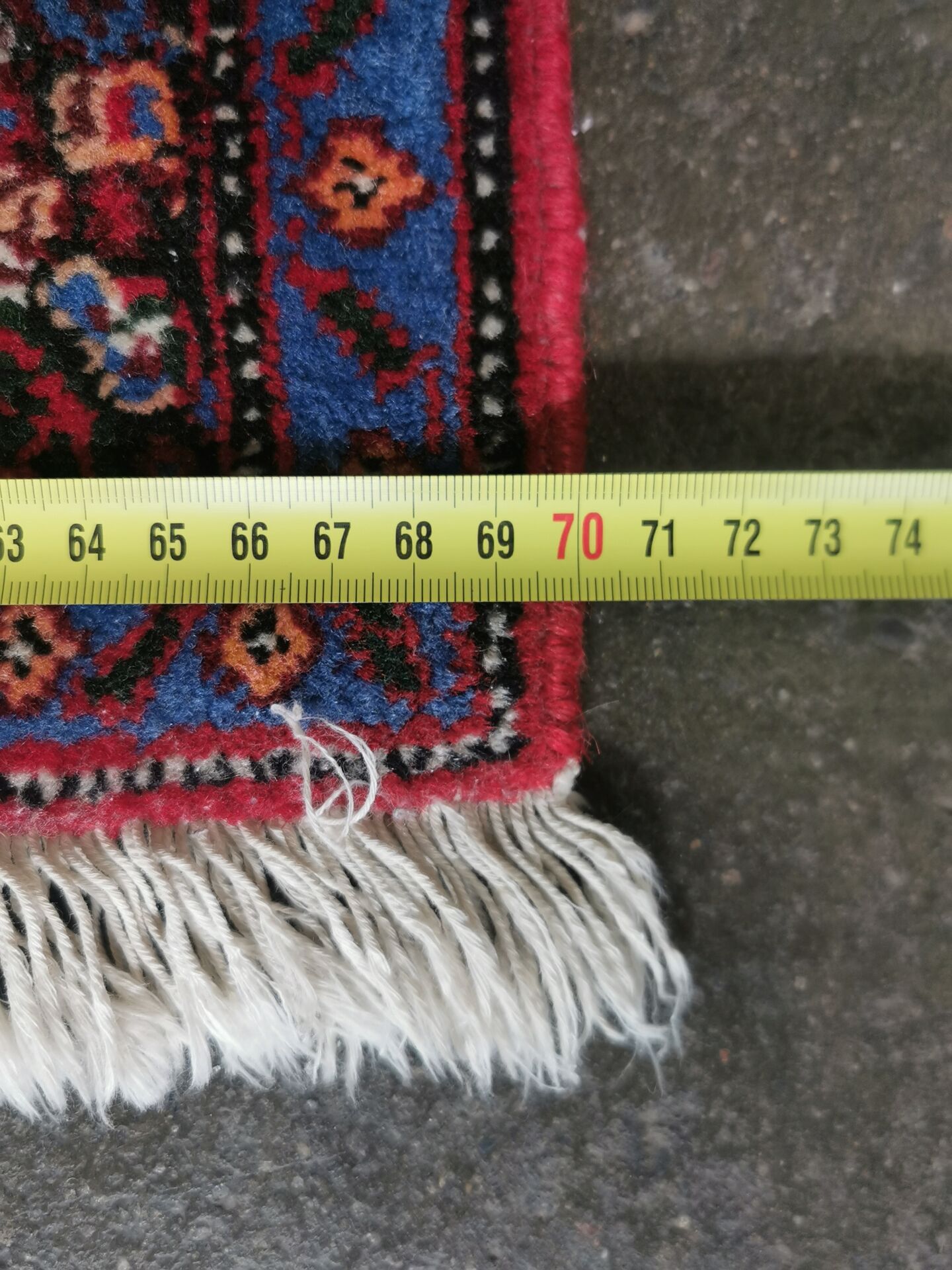 Hand-knotted Senneh Persian rug 109 x 70 cm