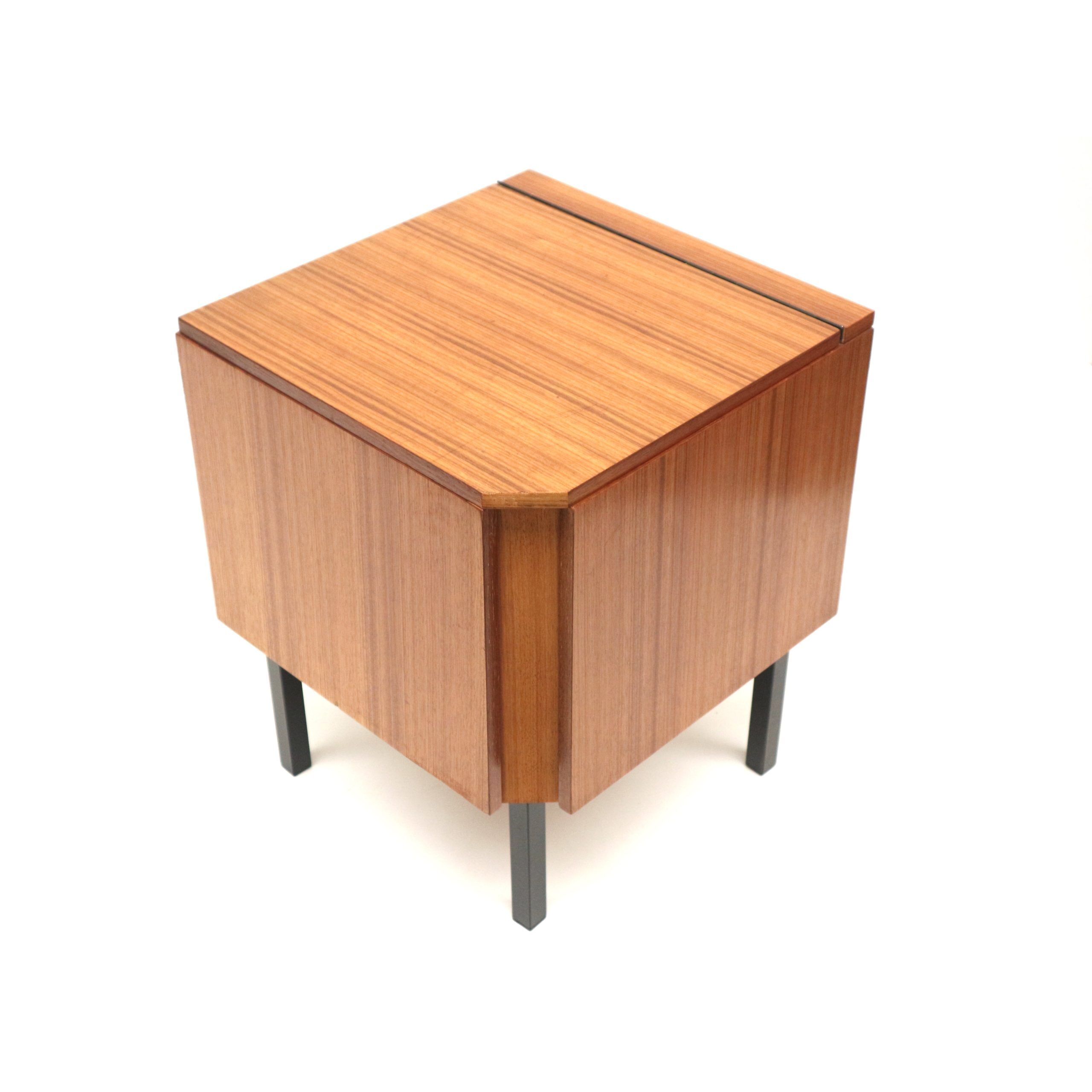 Vintage cabinet with flap, made in the 1960s