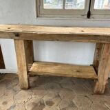 Small old wooden workbench