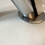 Vintage glass and chrome coffee table