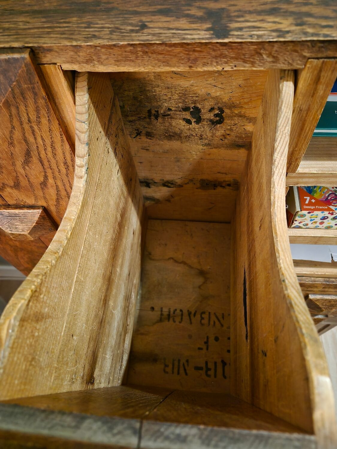 Secretary cabinet from the Art Deco period.