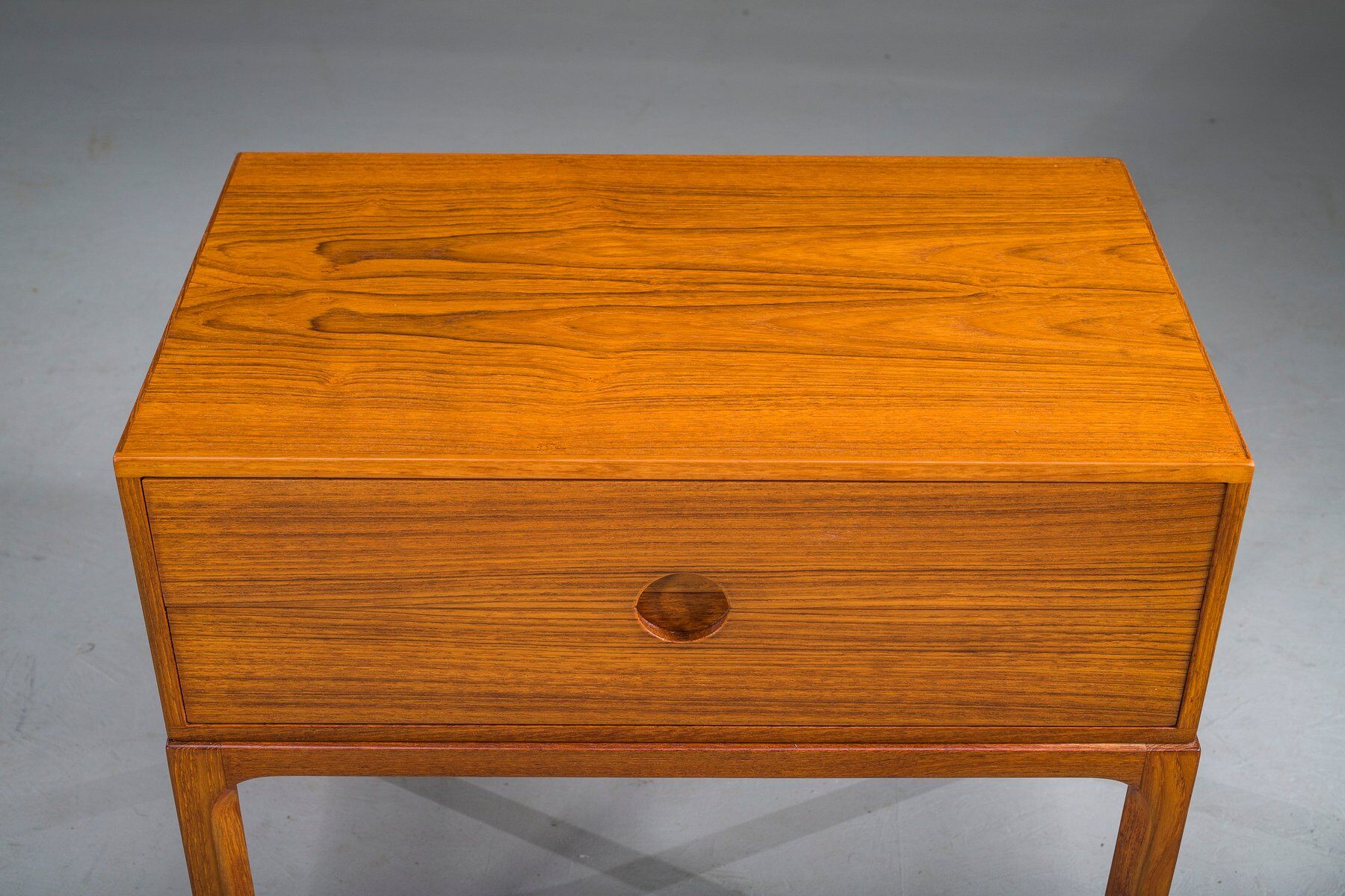 Mid-century modern no. 384 teak bedside table by Aksel Kjersgaard, Denmark, 1960s