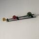 Coat rack 3 pegs pears 1960