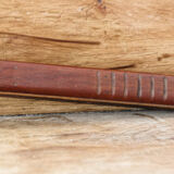 Palm, teak and mahogany game racket