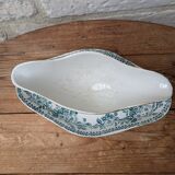 Old sauce boat on fixed frame Guadeloupe Saint Amand ceramic model