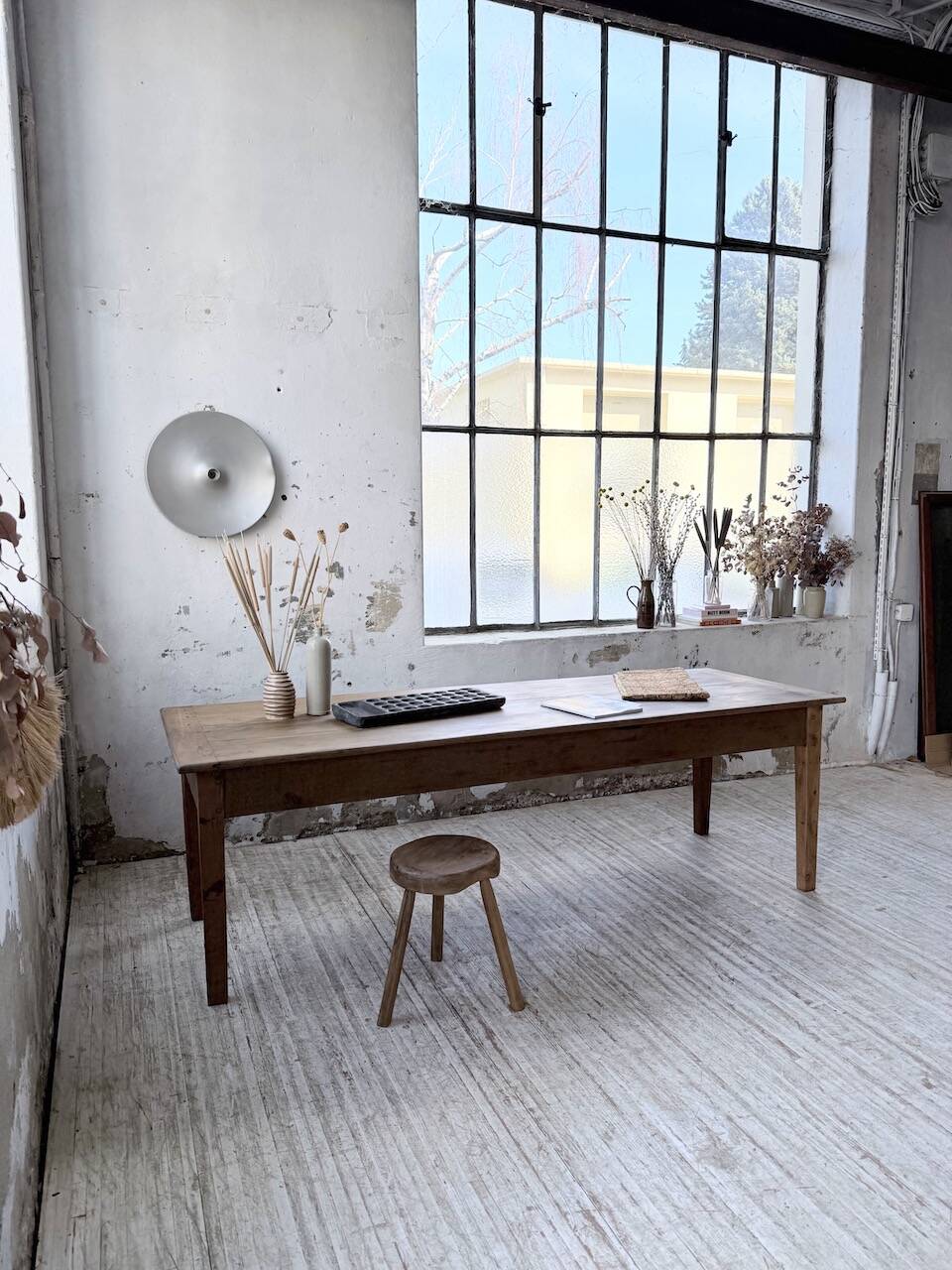 XL oak farmhouse table 1950 235cm