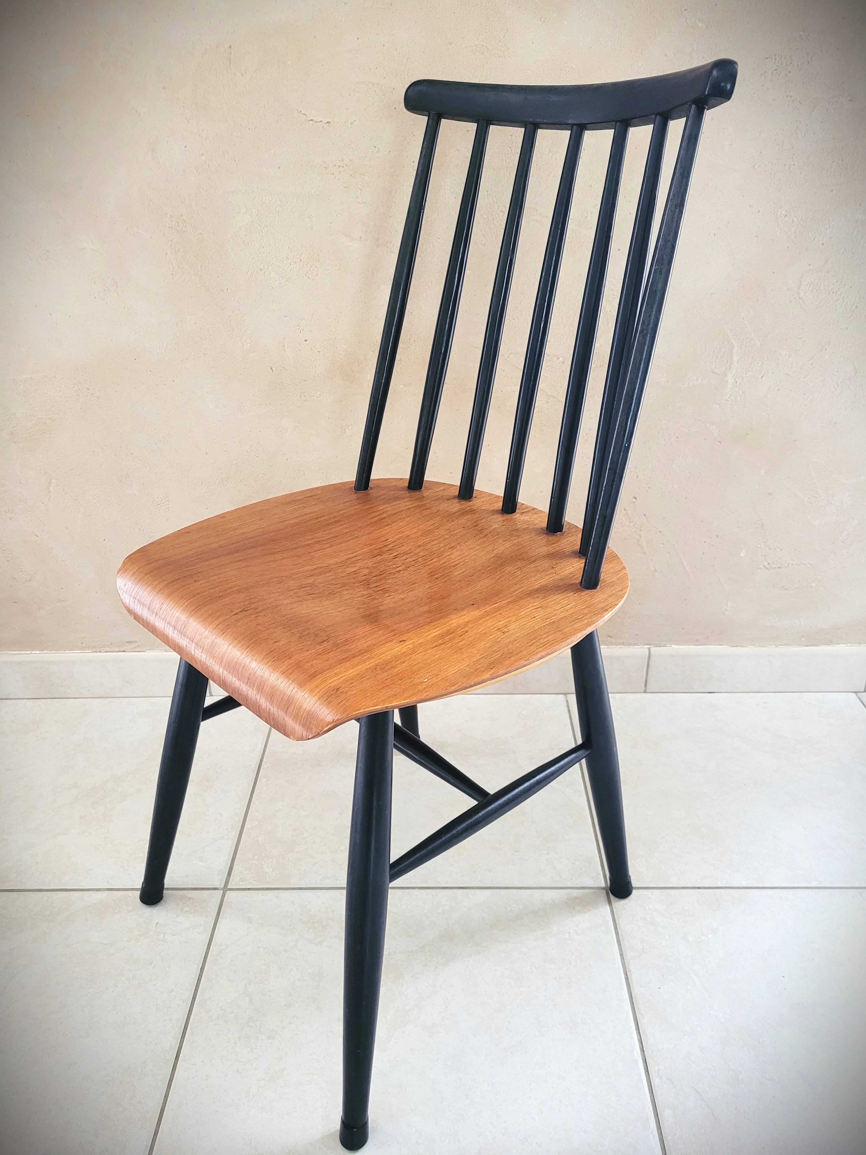 Set of 4 Scandinavian style Fanett chairs by Ilmari Tapiovaara
